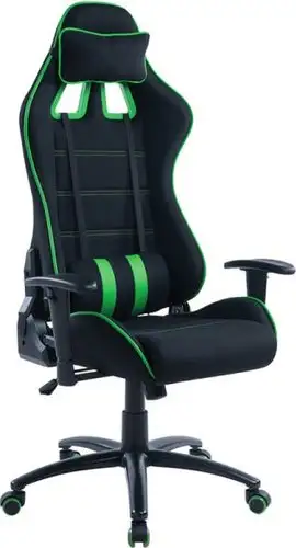 Игровое (геймерское) кресло Helmi Target HL-G08 306179 (черный/зеленый) – изображение в каталоге