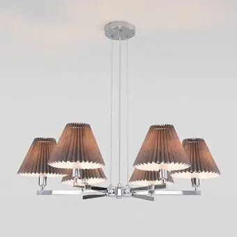 Подвесная люстра Евросвет Peony 60136/6 хром/графит – изображение в каталоге