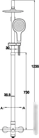 Душевая система Kaiser 36182 - фото товара