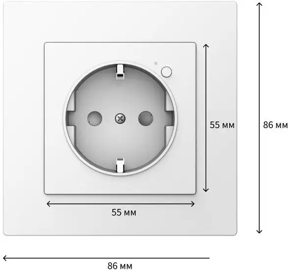 Умная розетка Aqara Aqara Wall Outlet H2 WP-P01D – фото товара