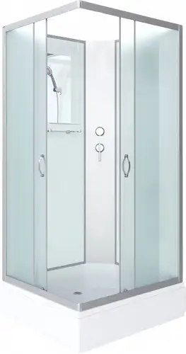 Душевая кабина Niagara NG-33984-14QBK 90x80 (матовое стекло) - изображение в каталоге