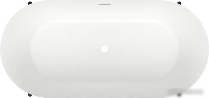 Ванна Wellsee FR.Euphoria 2.0 166x77 235501001 (отдельностоящая ванна белый глянец, экран, ножки матовый черный) - фото товара