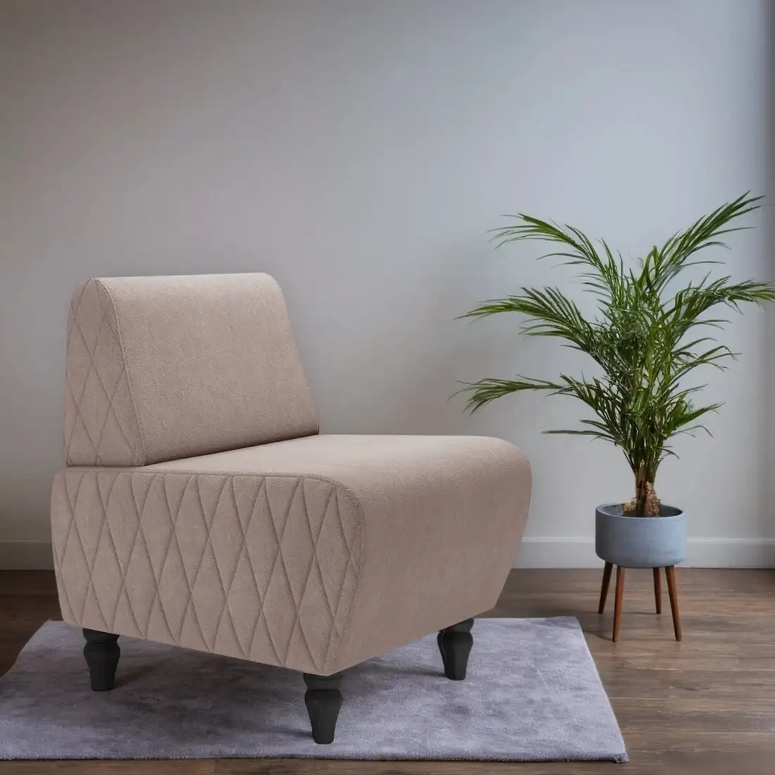 Интерьерное кресло MONOFIX Буно кресло (велюр/светло-коричневый №22)