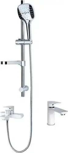 Смеситель Grocenberg GB1009 (белый хром) - изображение в каталоге