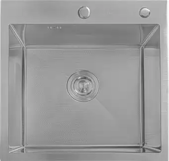 Кухонная мойка Astir Decor Satin 55х50 (с сифоном, дозатором и коландером) - изображение в каталоге