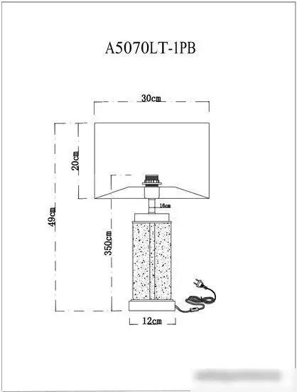Ночник Arte Lamp A5070LT-1PB – фото товара