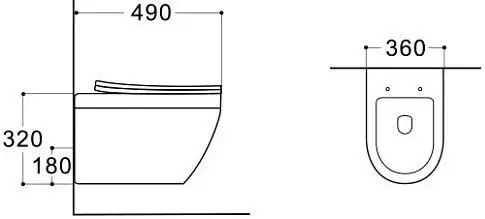 Унитаз подвесной Aquatek Лея AQ1199T-00 - фото товара