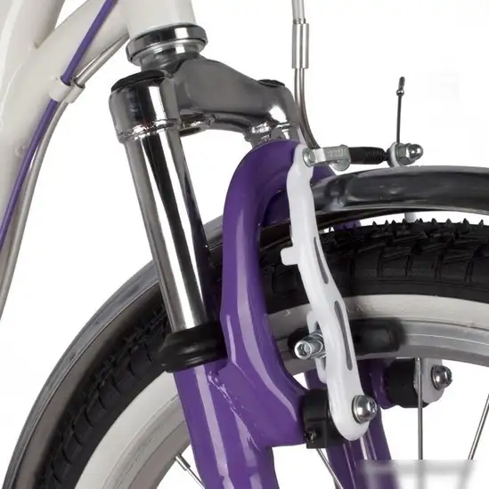 Детский велосипед Novatrack Butterfly 6.V 20 2022 20SH6V.BUTTERFLY.VL22 (белый/фиолетовый) – фото товара