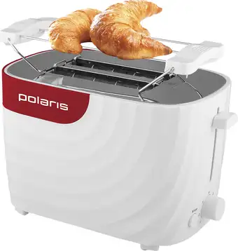Тостер Polaris PET 0720 (белый/красный) – изображение в каталоге
