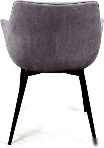 Стул с подлокотниками Ваш день Archi Barkhat 27 (серый, 2шт)