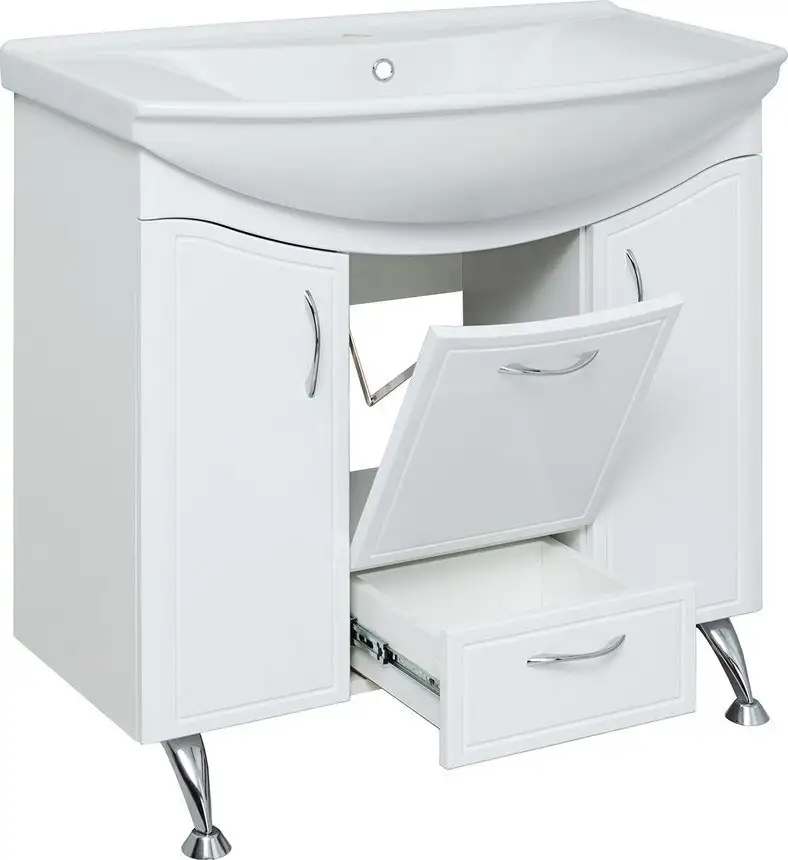 Runo Тумба с умывальником Runo Севилья 85 + Стиль 85 (напольная) – фото товара