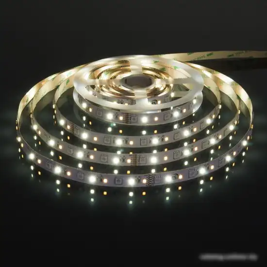 Светодиодная лента Elektrostandard 24V 16W 90Led 5050+2835+2835 IP20 MIX RGB/теплый белый/холодный белый, 5м a053707 – фото товара