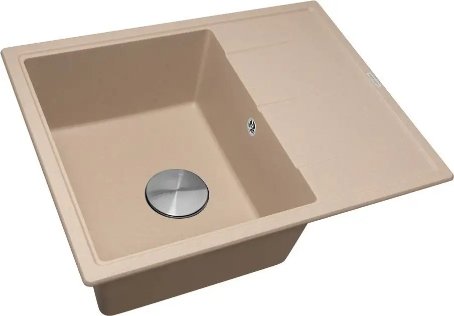 Кухонная мойка ZorG Rock 65 Premium beige - фото товара