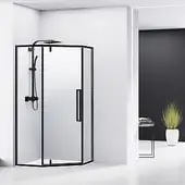 Душевой уголок RGW SV-81-B 80x80 (черный/прозрачное)