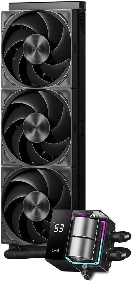 Система жидкостного охлаждения для процессора PCCooler DS360Pro Digital (черный) – фото товара