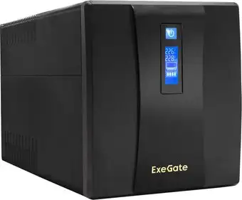 Источник бесперебойного питания ExeGate SpecialPro Smart LLB-1200.LCD.AVR.4SH.USB EP285494RUS – изображение в каталоге