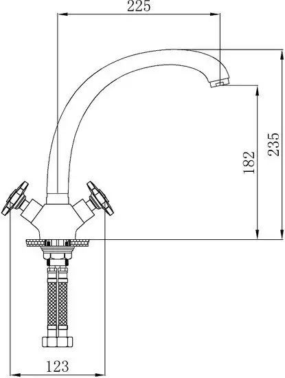 Смеситель РМС SL115-273F - фото товара