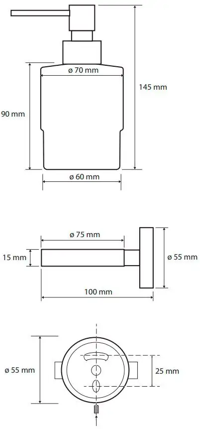Дозатор для жидкого мыла Bemeta White 104109104 – фото товара