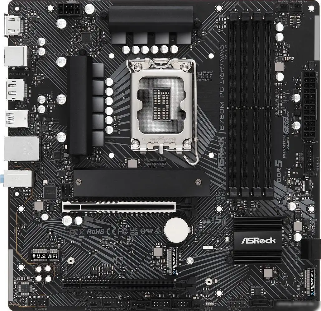 Материнская плата ASRock B760M PG Lightning – фото товара
