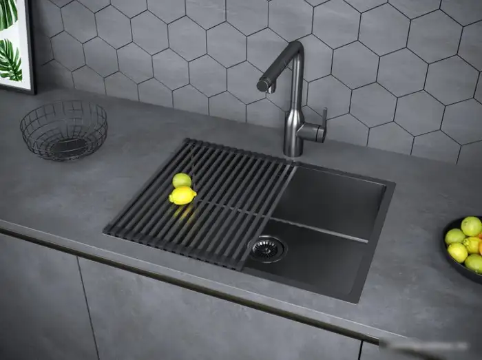 Кухонная мойка Paulmark PM215844-GM - фото товара