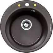 Кухонная мойка Zigmund & Shtain Kreis 480 (швейцарский шоколад) - изображение в каталоге