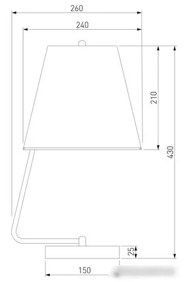 Настольная лампа Евросвет 01165/1 (хром)