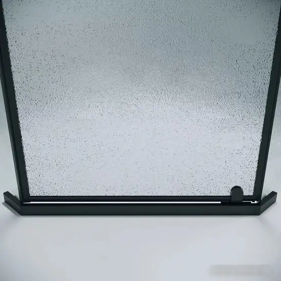 Душевой уголок Grossman Pragma 100x100x195 302.K33.03.1010.21.02 (черный матовый/шиншилла стекло) - фото товара
