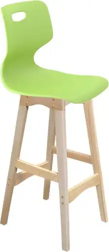 Стул Sheffilton SHT-ST58/S65 A5-7 (мятный/прозрачный лак) – изображение в каталоге