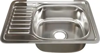 Кухонная мойка Mixline 533712 (правая, полированная, 0.8 мм)