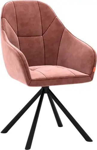 Стул Памир Босс F62 поворотный (розовый/черная опора) – изображение в каталоге