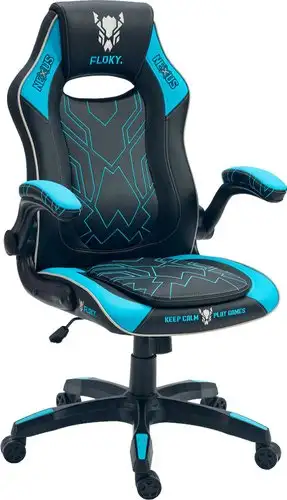 Игровое (геймерское) кресло FLOKY Nexus Aqua-Black – изображение в каталоге