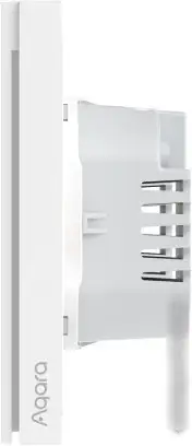 Выключатель Aqara Smart Wall Switch H1 (двухклавишный, c нейтралью) – фото товара