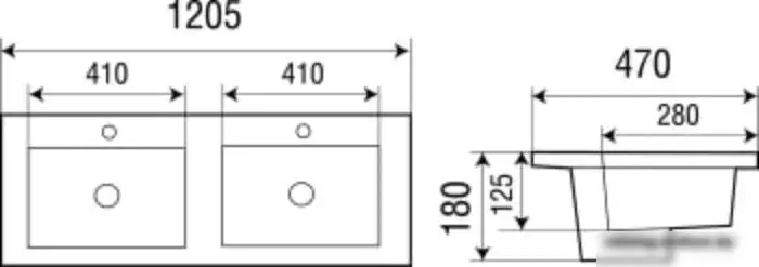 Умывальник WeltWasser Deilbach 7506-1202 - фото товара