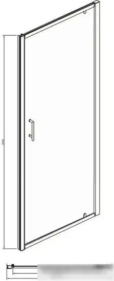 Душевая дверь Bravat Drop 90 BD090.4111A - фото товара