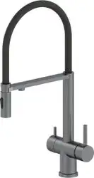 Смеситель Gerhans K14390D-2 (оружейная сталь) - изображение в каталоге