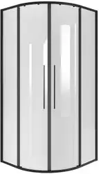 Душевой уголок Niagara NG-6827-34BLACK 100x100x195 (черный матовый/прозрачное стекло)