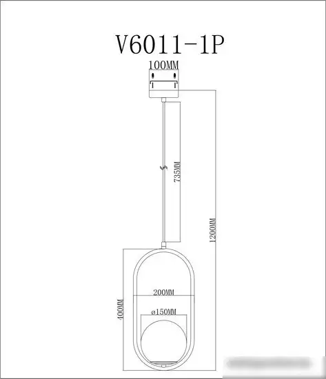 Подвесная люстра Moderli Klaster V6011-1P – фото товара