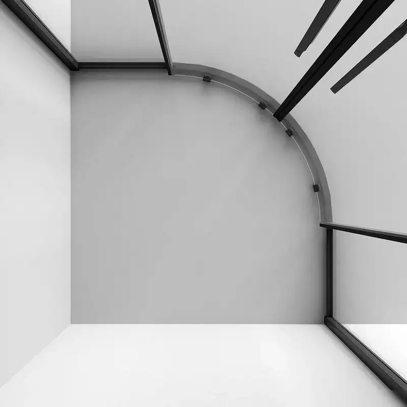 Душевой уголок Niagara NG-6825-34BLACK 80x80x195 (черный матовый/прозрачное стекло) - фото товара