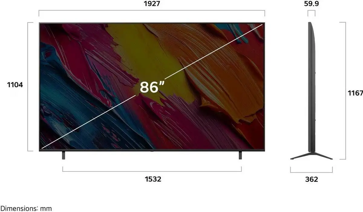 Телевизор LG QNED AI QNED70 86QNED70A6A – фото товара