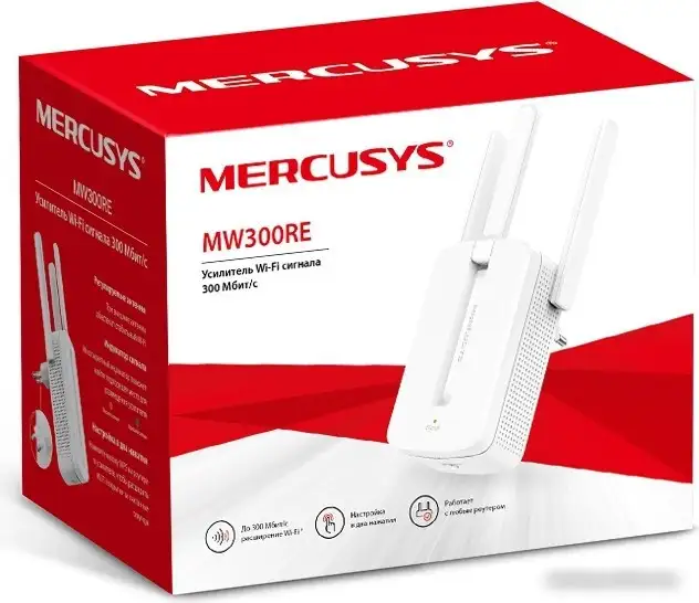 Усилитель Wi-Fi Mercusys MW300RE – фото товара