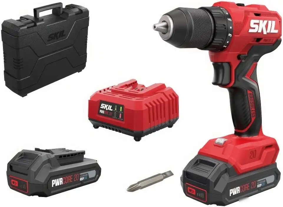 Дрель-шуруповерт Skil DL6280SE20 (с 2-мя АКБ, кейс) – фото товара