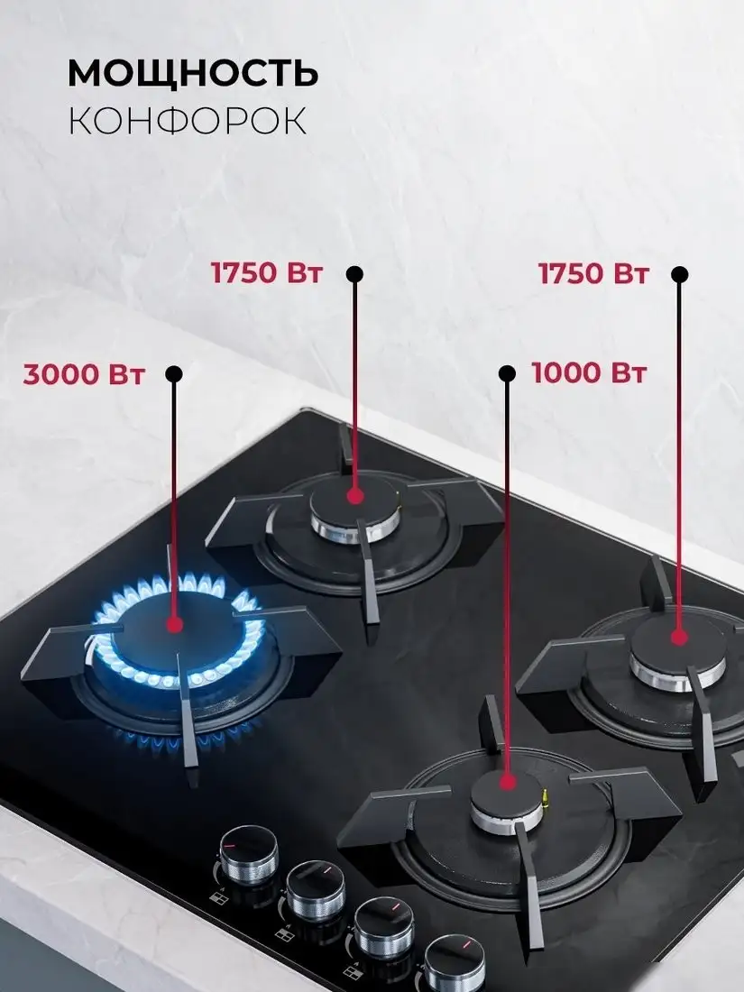 Варочная панель LEX GVG 643 BBL - фото товара