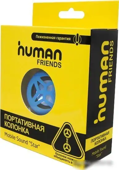 Портативная колонка CBR Human Friends Star Blue – фото товара