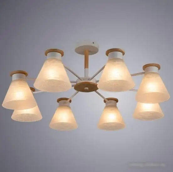 Люстра средней высоты Arte Lamp Tyler A1031PL-8WH – фото товара