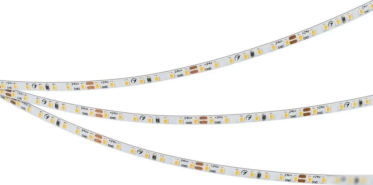 Светодиодная лента Arlight 5W/m 168Led/m 2216SMD холодный белый 5M MICROLED-M168-4mm 24V White6000 046729 – фото товара