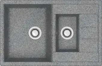 Кухонная мойка MARRBAXX Карельский камень модель 20/Q8 (темно-серый) - изображение в каталоге