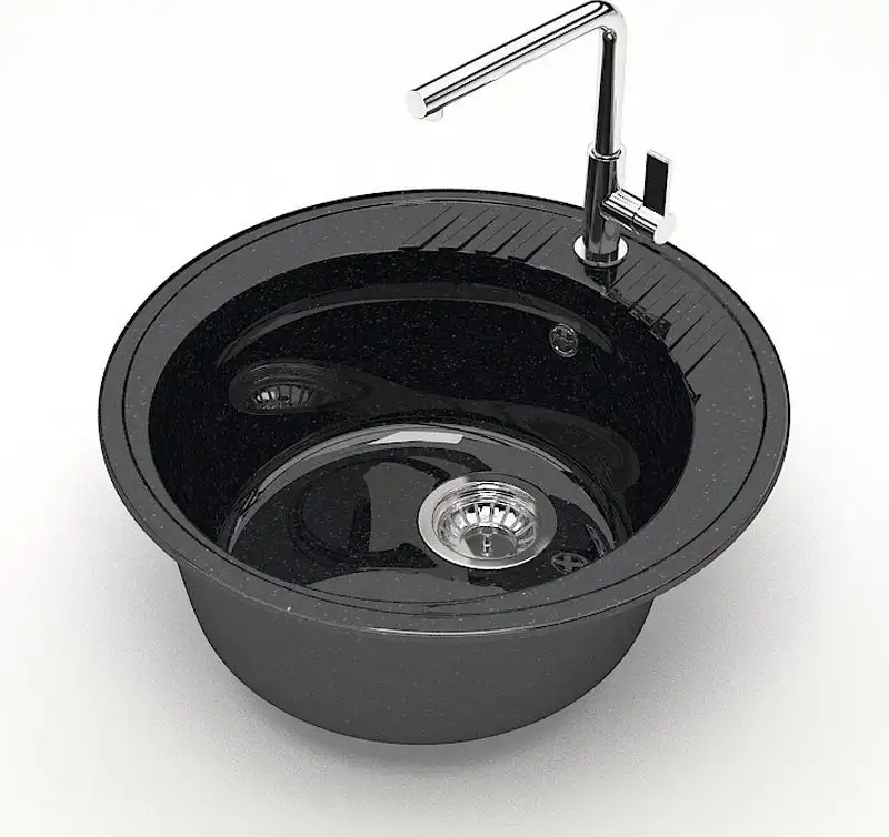 Кухонная мойка MARRBAXX 6/Q4 F006Q004 (черный) - фото товара