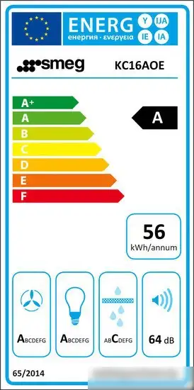 Кухонная вытяжка Smeg KC16AOE - фото товара