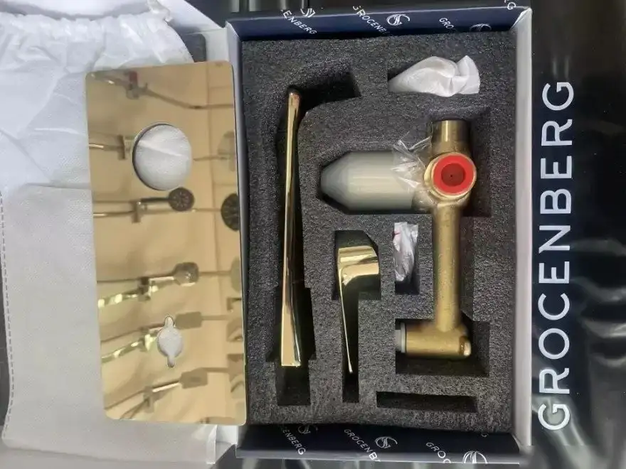 Смеситель Grocenberg GB599 (золото глянец) - фото товара