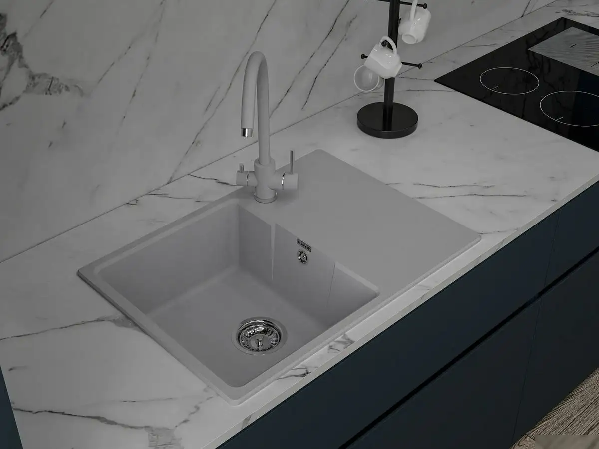Кухонная мойка GranFest Urban GF-Urban 668L (серый) - фото товара